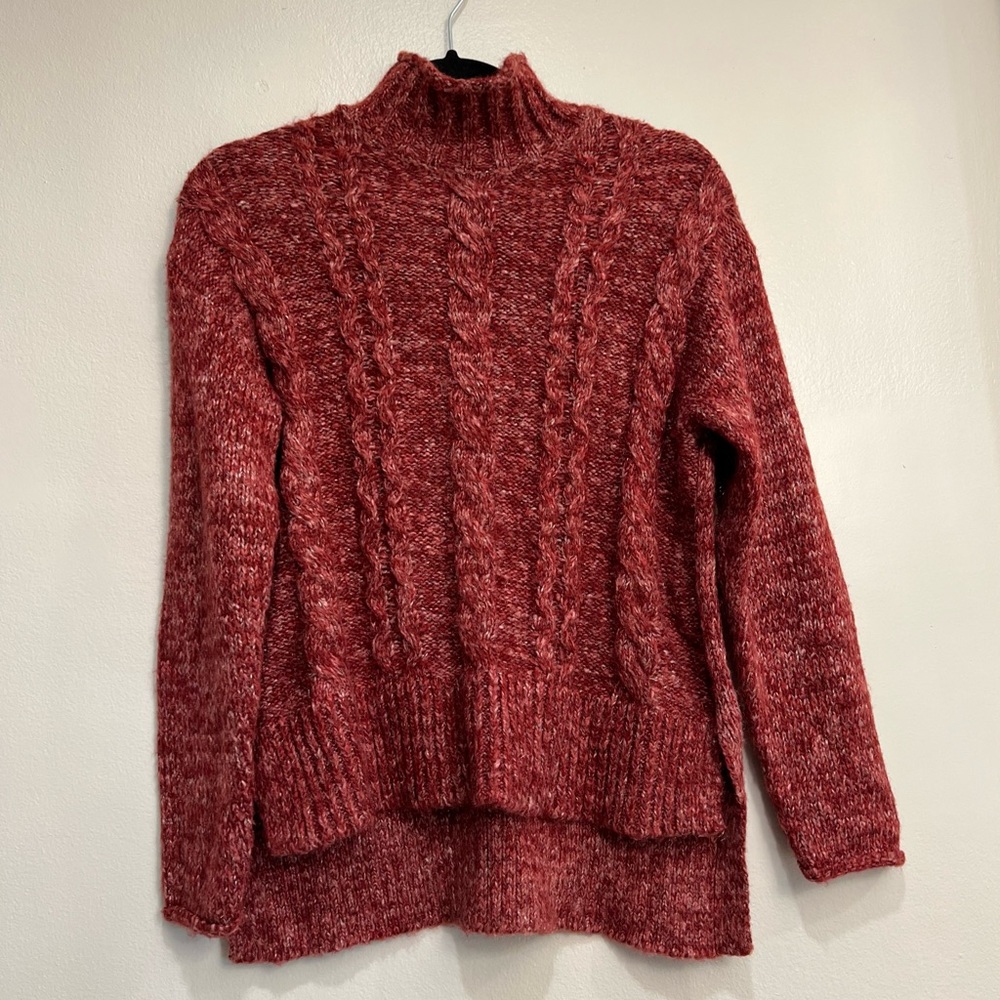 Cable knit sweater
